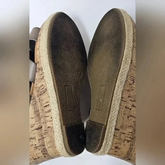 Maurices Women's Taupe Jaden Strappy Wedge Sandal Size 8 - Picture 6 of 12